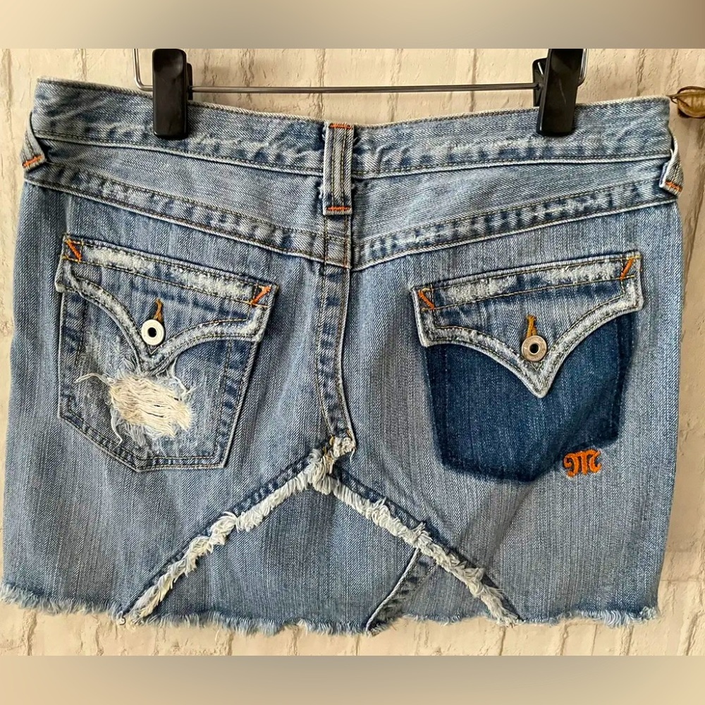 Vintage Miss Me Women's Mini Skirt Style JS3048 Distressed Frayed M NEW!